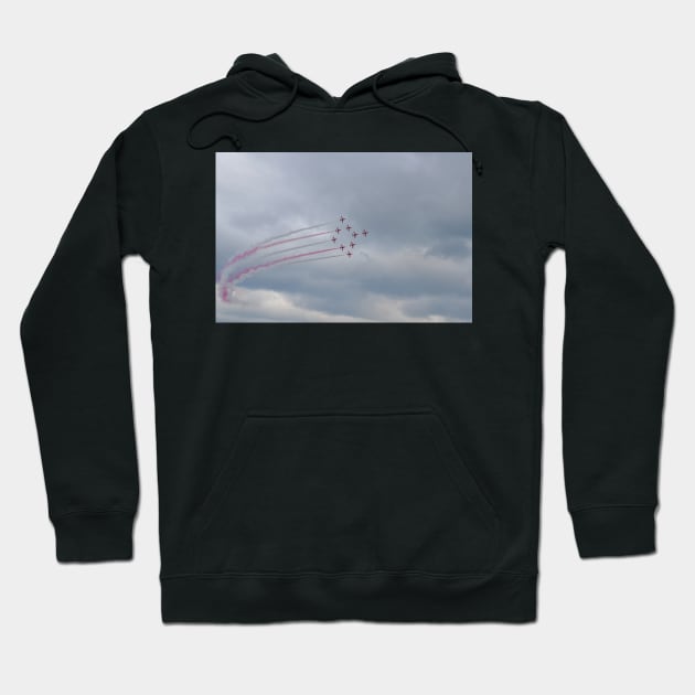 Red Arrows Hoodie by declancarr